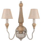 Бра с двумя конусовидными тканевыми абажурами Neighborhood варинант исполнения - 1 | Loft Concept в Челябинске