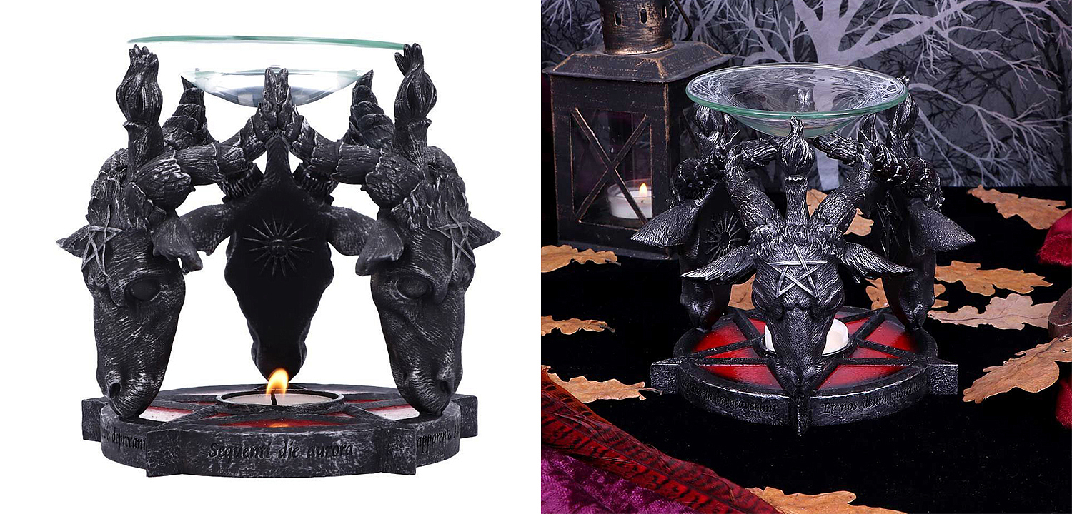 Подсвечник с чашей Baphomet Head Подсвечник с чашей Baphomet Head - Loft-Concept в Челябинске