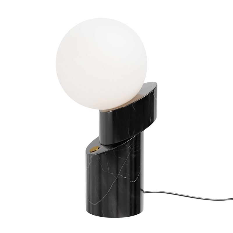 Настольный светильник Divario 3000К 3Вт Черный Белый в Челябинске | Loft Concept 