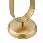 Столик приставной с овальным золотым основанием Oval Gold Base варинант исполнения - 3 | Loft Concept в Челябинске