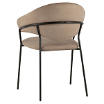 Коричневый стул с обивкой из искусственной замши Alexis варинант исполнения - 5 | Loft Concept в Челябинске