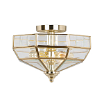 Потолочный светильник шестигранной формы с прозрачными стеклянным плафоном Elstead Lighting варинант исполнения - 9 | Loft Concept в Челябинске