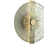 Бра с круглым стеклянным плафоном Gingham варинант исполнения - 9 | Loft Concept в Челябинске