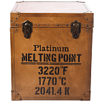 Сундук кожаный в винтажном стиле Brown Leather Chest варинант исполнения - 3 | Loft Concept в Челябинске