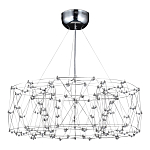 Люстра с тонкой металлической конструкцией цвета хром Quasar варинант исполнения - 1 | Loft Concept в Челябинске