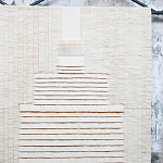 Большое Панно Абстракция белые нити Huipil Wall Hanging варинант исполнения - 3 | Loft Concept в Челябинске