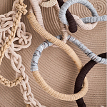 Круглое Дизайнерское Панно Дюна Round Panel Dune варинант исполнения - 5 | Loft Concept в Челябинске