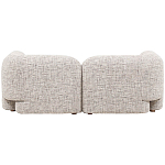 Дизайнерский двухместный диван с мягкими спинкой и подлокотниками бежевый Madelaine Sofa Beige варинант исполнения - 2 | Loft Concept в Челябинске