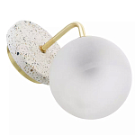 Бра с белым матовым плафоном в форме шара Round White Matte Lampshade варинант исполнения - 3 | Loft Concept в Челябинске