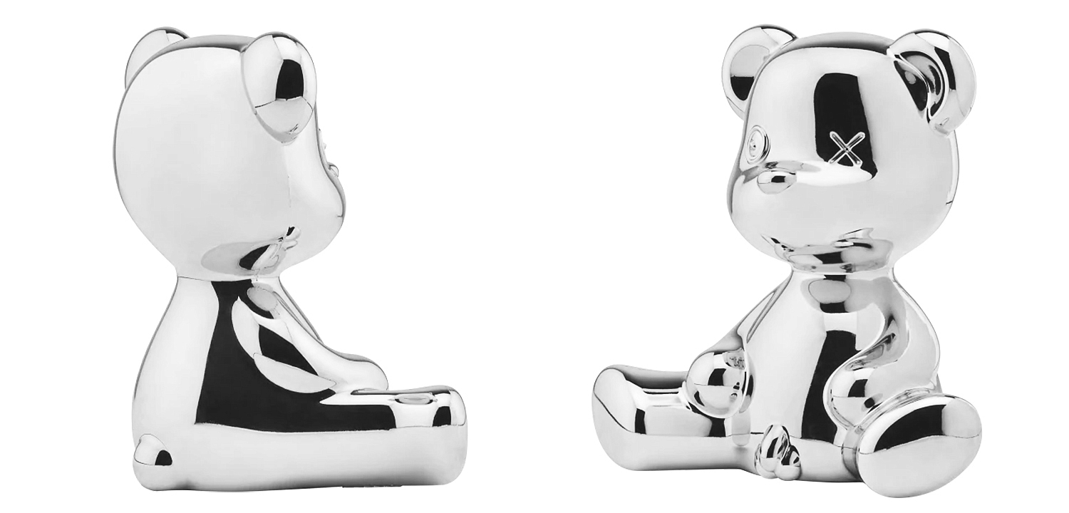 Статуэтка Teddy Boy Metal Finish with Cable Серебро Статуэтка Teddy Boy Metal Finish with Cable Серебро - Loft-Concept в Челябинске