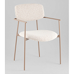 Стул Doe с подклокотниками молочный варинант исполнения - 1 | Loft Concept в Челябинске