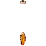 Подвесной светильник Soar Hanging Lamp Brass Amber Янтарный варинант исполнения - 2 | Loft Concept в Челябинске