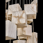 Люстра подвесная с квадратными плафонами из натурального камня Glowing Spheres варинант исполнения - 4 | Loft Concept в Челябинске