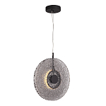 Подвесной светильник из дымчатого фактурного двойного стекла Heterochromia варинант исполнения - 3 | Loft Concept в Челябинске