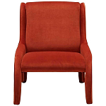 Дизайнерское кресло оранжевое в мягкой велюровой обивке Granger Armchair Orange варинант исполнения - 3 | Loft Concept в Челябинске