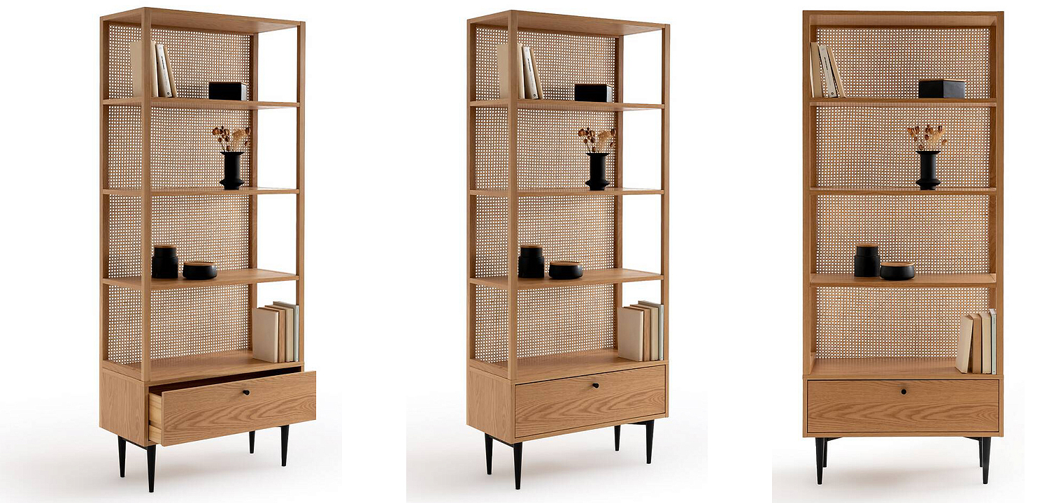 Стеллаж Agnar Wicker Rack Стеллаж Agnar Wicker Rack - Loft-Concept в Челябинске