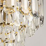 Люстра многоярусная с овальными прозрачными подвесками 36 см Harmonica варинант исполнения - 4 | Loft Concept в Челябинске