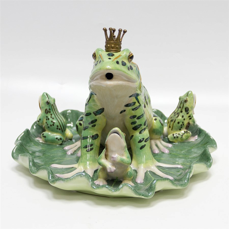 Статуэтка Princess Frog Зеленый Бронза Статуэтка Princess Frog Зеленый Бронза в Челябинске | Loft Concept