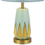 Настольная лампа с абажуром Femia Turquoise Gold Table Lamp варинант исполнения - 3 | Loft Concept в Челябинске