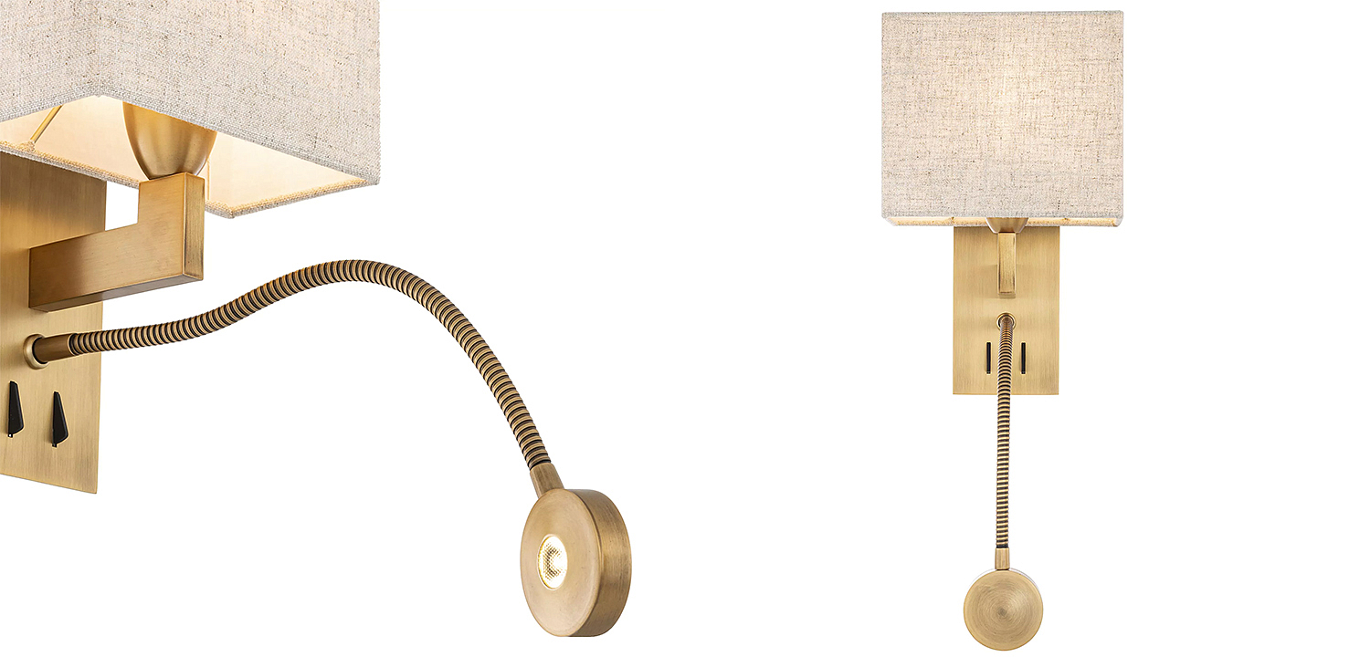 Бра Eichholtz Wall Lamp Reading Linen Бра Eichholtz Wall Lamp Reading Linen - Loft-Concept в Челябинске