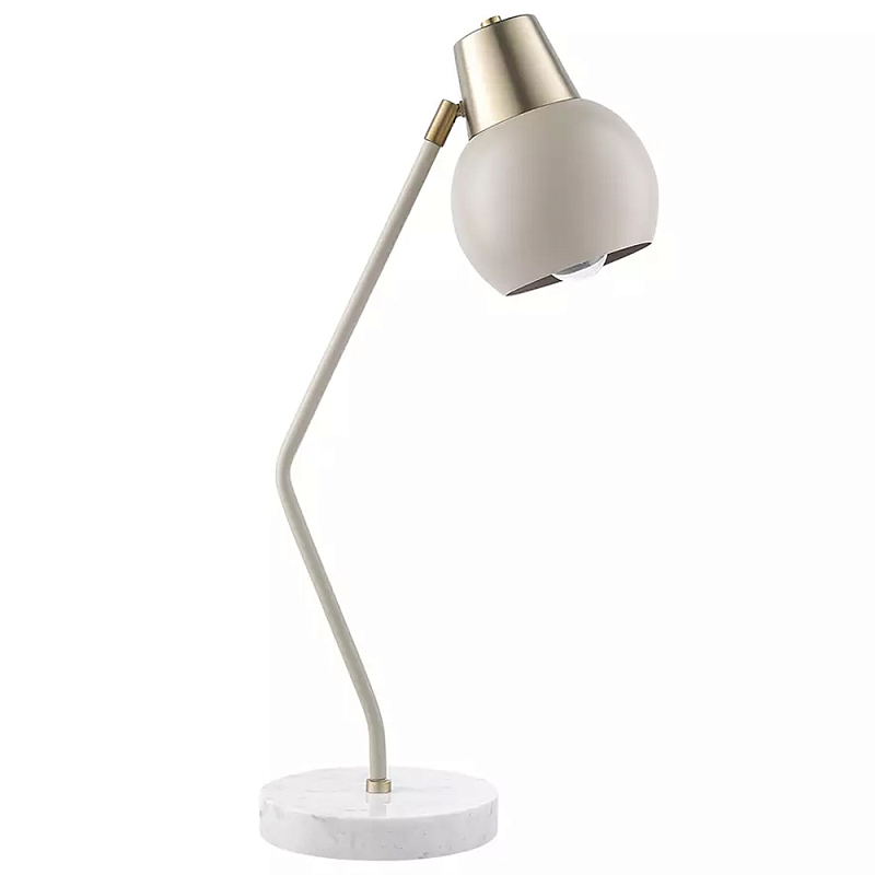Настольная лампа с регулируемым плафоном Adjustable Lamp Бежевый Сливовый Настольная лампа с регулируемым плафоном Adjustable Lamp Бежевый Сливовый в Челябинске | Loft Concept