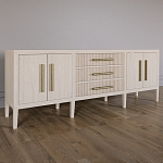 Большая VT-тумба Primo шпон Светлый дуб варинант исполнения - 3 | Loft Concept в Челябинске