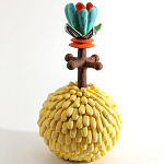 Статуэтка тропический фрукт Pandora Tropical Fruit Yellow Emerald Flower варинант исполнения - 1 | Loft Concept в Челябинске