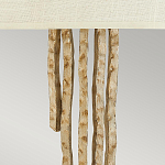 Бра с белым абажуром и элементами в виде натуральных веток Hinkley варинант исполнения - 3 | Loft Concept в Челябинске