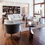 Приставной столик из массива дерева Walnut варинант исполнения - 9 | Loft Concept в Челябинске