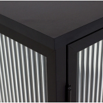 Сервант двухдверный с рифленым стеклом The Keeper варинант исполнения - 3 | Loft Concept в Челябинске