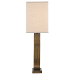 Настольная лампа с корпусом в форме кольца и прямоугольным абажуром French Ring варинант исполнения - 4 | Loft Concept в Челябинске