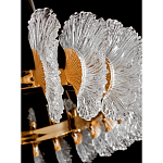 Люстра круглая с фактурными элементами в виде ракушек Inspired Sea варинант исполнения - 3 | Loft Concept в Челябинске