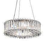 Люстра подвесная круглая с множеством вертикальных прямоугольных кристаллов Kichler варинант исполнения - 1 | Loft Concept в Челябинске