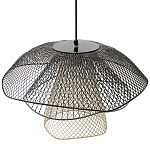 Подвесной светильник Black Grey Mesh Lampshade Hanging Lamp варинант исполнения - 4 | Loft Concept в Челябинске