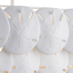 Люстра овальной формы с белыми подвесными элементами White Natural Lines варинант исполнения - 2 | Loft Concept в Челябинске