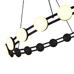 Люстра кольцевая с круглыми светодиодными источниками света Maxine Light варинант исполнения - 6 | Loft Concept в Челябинске