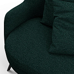 Мебельная ткань Шенилл темно-зеленый цвет 138 см T4-36 варинант исполнения - 12 | Loft Concept в Челябинске