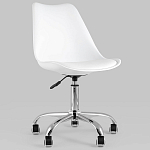 Офисный стул на металлическом основании EGGERY White пластик варинант исполнения - 2 | Loft Concept в Челябинске