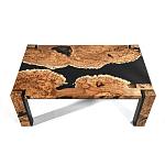 Кофейный Стол River in Autumn Elm Resin Coffee Table варинант исполнения - 2 | Loft Concept в Челябинске