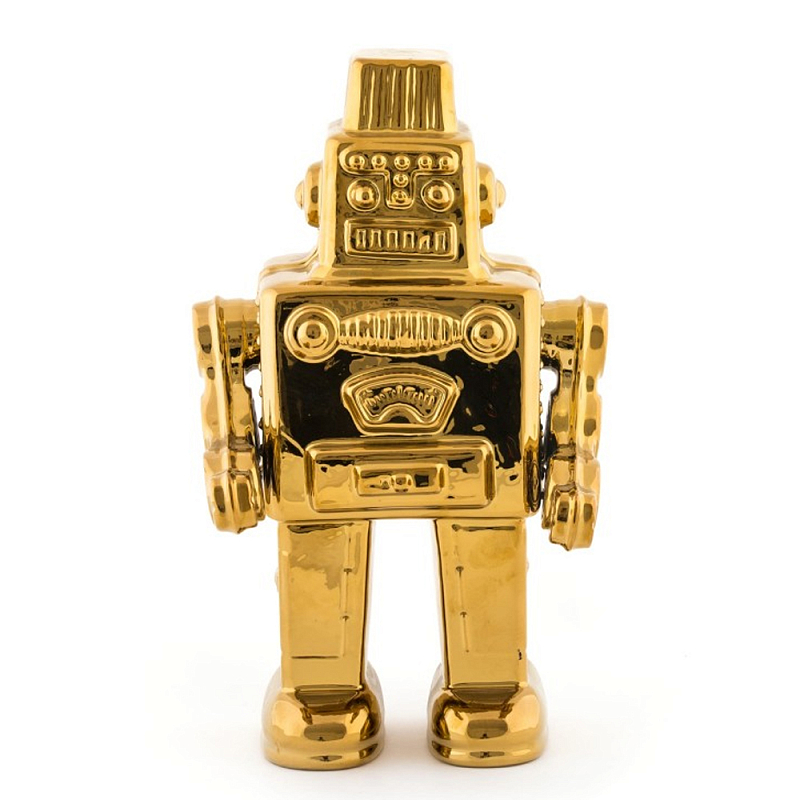 Аксессуар Seletti My Robot Gold Золотой Аксессуар Seletti My Robot Gold Золотой в Челябинске | Loft Concept