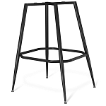 Барный стул со спинкой и подлокотниками на 4-х металлических ножках Douglas Rhombus Синий Велюр варинант исполнения - 5 | Loft Concept в Челябинске