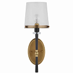 Бра настенное с прозрачным стеклянным абажуром Simple Pure Form варинант исполнения - 3 | Loft Concept в Челябинске