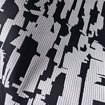 Мебельная ткань Жаккард черно-белый принт 145 см T2-126 варинант исполнения - 3 | Loft Concept в Челябинске