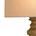 Бра светодиодное с тканевым абажуром на фигурном основании Undercut варинант исполнения - 1 | Loft Concept в Челябинске