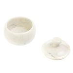 Сахарница из натурального камня Мрамор Белый Stone Sugar Bowls варинант исполнения - 3 | Loft Concept в Челябинске
