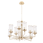Люстра с 9-ю цилиндрическими стеклянными плафонами Jeanette варинант исполнения - 1 | Loft Concept в Челябинске