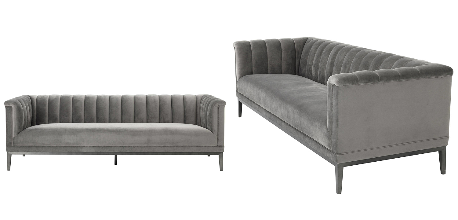 Диван Eichholtz Sofa Raffles grey Диван Eichholtz Sofa Raffles grey - Loft-Concept в Челябинске