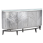 Комод фактурный серебристый с дверцами Silver Chest of Drawers варинант исполнения - 1 | Loft Concept в Челябинске