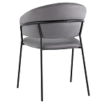 Стул в велюре серого цвета Horizon варинант исполнения - 5 | Loft Concept в Челябинске