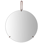 Круглое зеркало на металлическом подвесе Laier Mirror варинант исполнения - 1 | Loft Concept в Челябинске